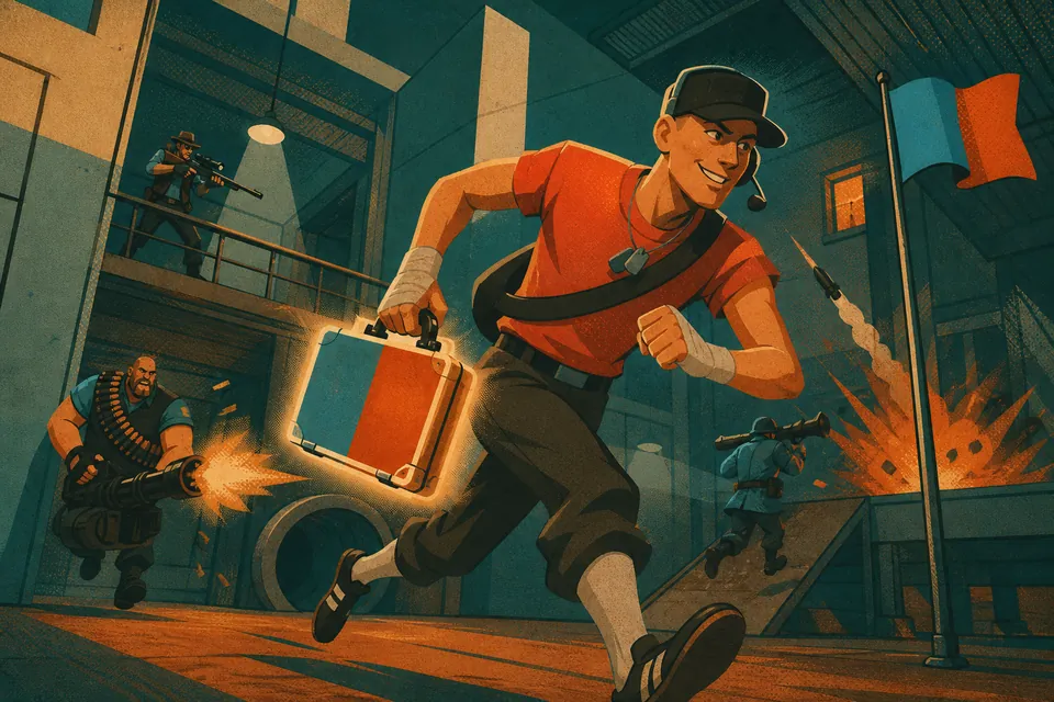 Разведчик крадёт чемодан с разведданными в режиме CTF